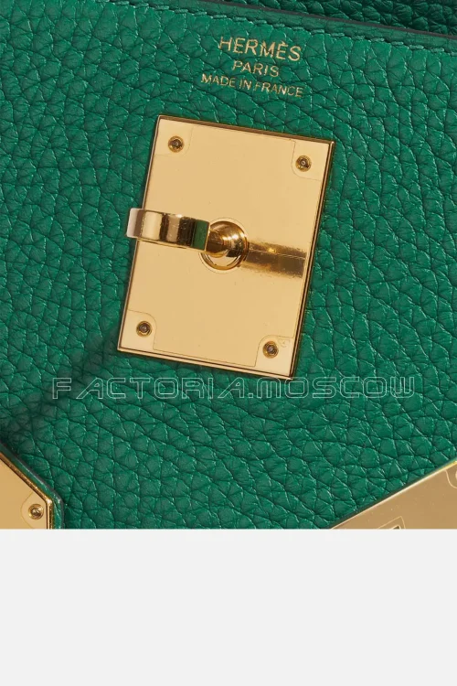 Hermès Kelly Retourne 28 Togo Colour Vert Menthe GHW
