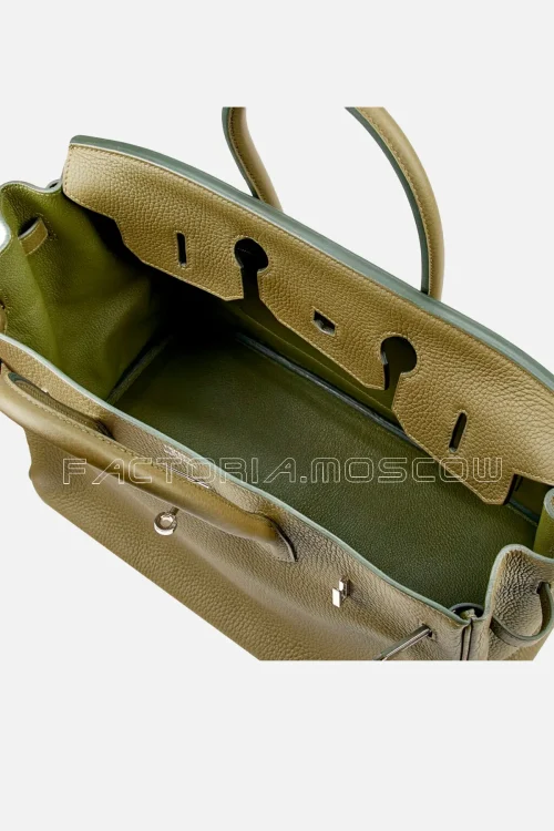 Hermès Birkin 35 Clemence Colour Vert Bronze PHW