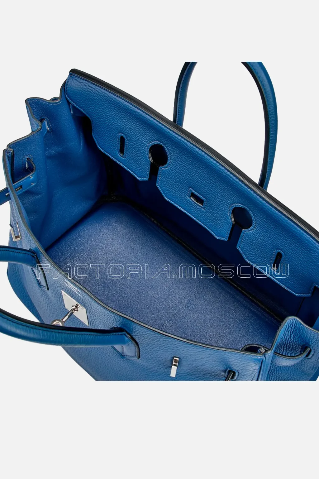 Hermès Birkin 35 Clemence Colour Bleu Brighton PHW