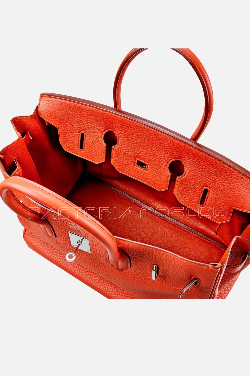 Hermès Birkin 35 Clemence Colour Brique PHW