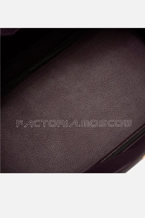 Hermès  Birkin 35 Clemence Colour Raisin GHW
