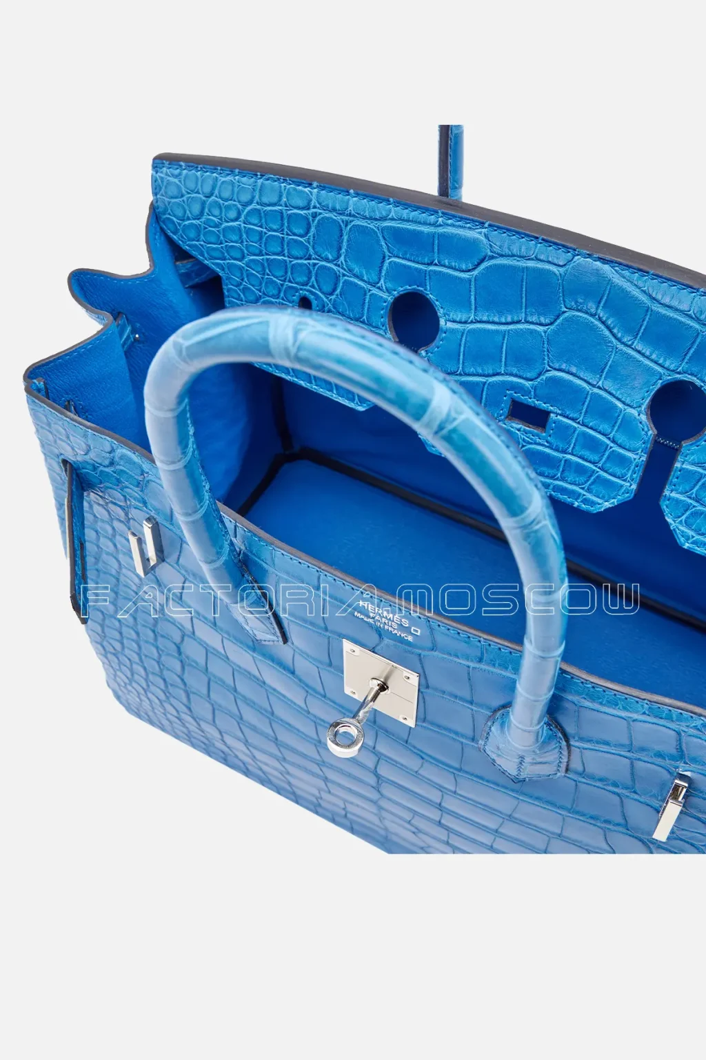 Hermès Birkin 35 Matte Niloticus Crocodile Colour Mykonos PHW