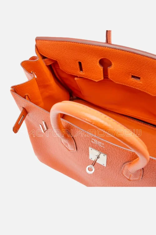 Hermès Birkin 35 Chèvre De Coromandel Colour Potiron PHW