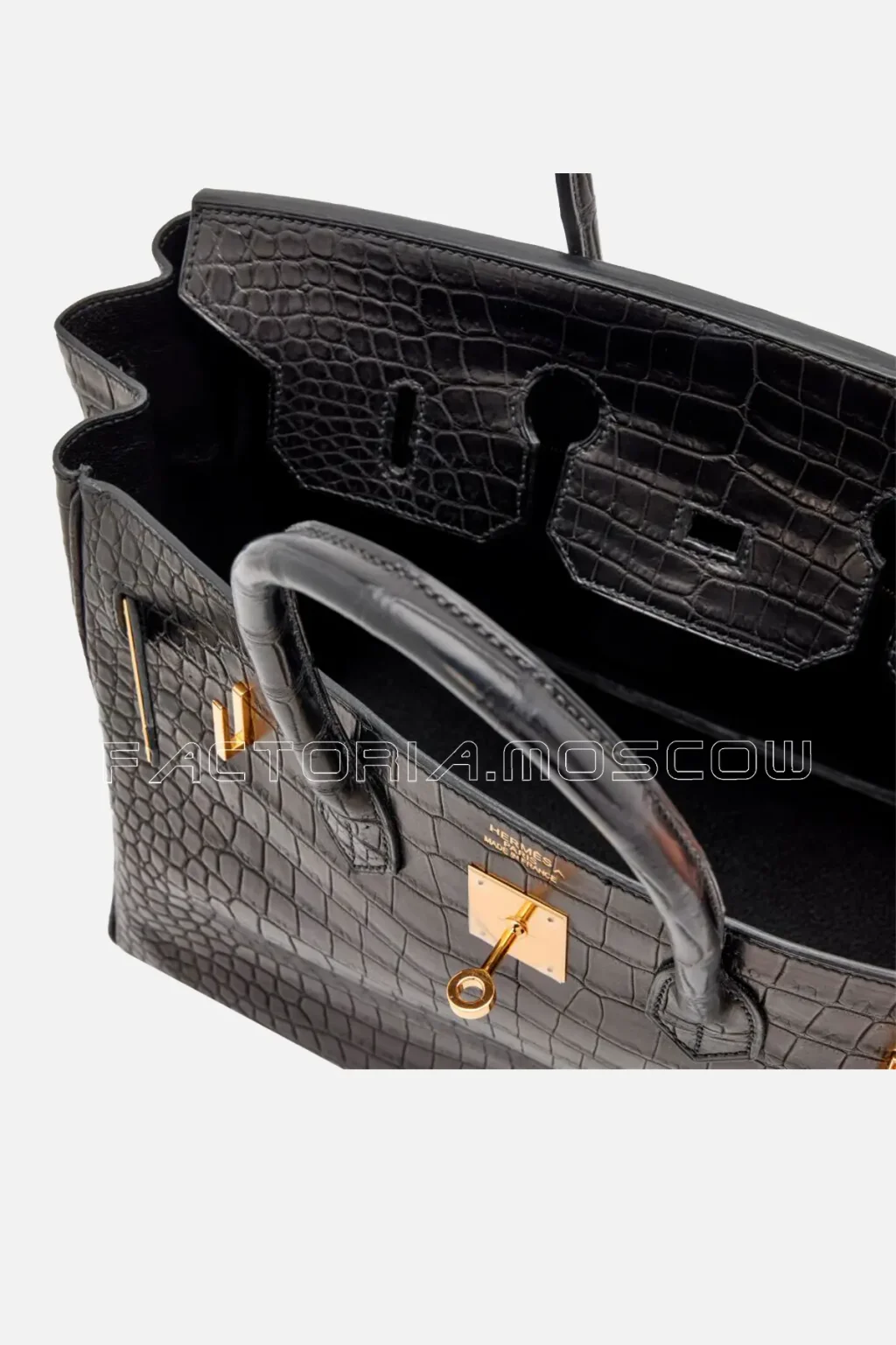 Hermès Birkin 35 Matte Porosus Crocodile Colour Back GHW