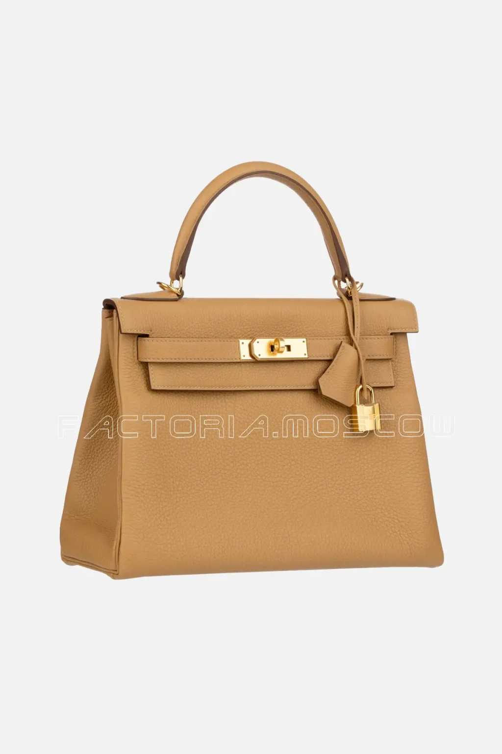 Hermes Kelly Retourne 28 Biscuit Togo Leather GHW