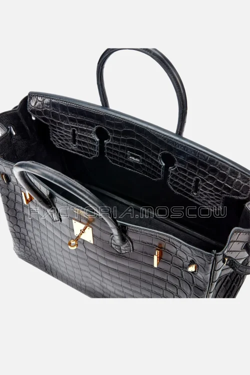 Hermès Birkin 35 Matte Niloticus Crocodile Colour Black GHW