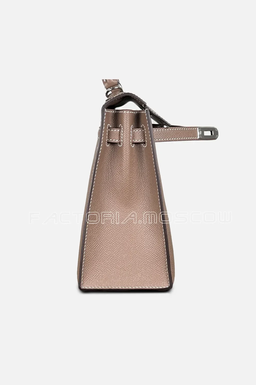 Hermes Kelly Sellier 25 Epsom Colour Etoupe PHW