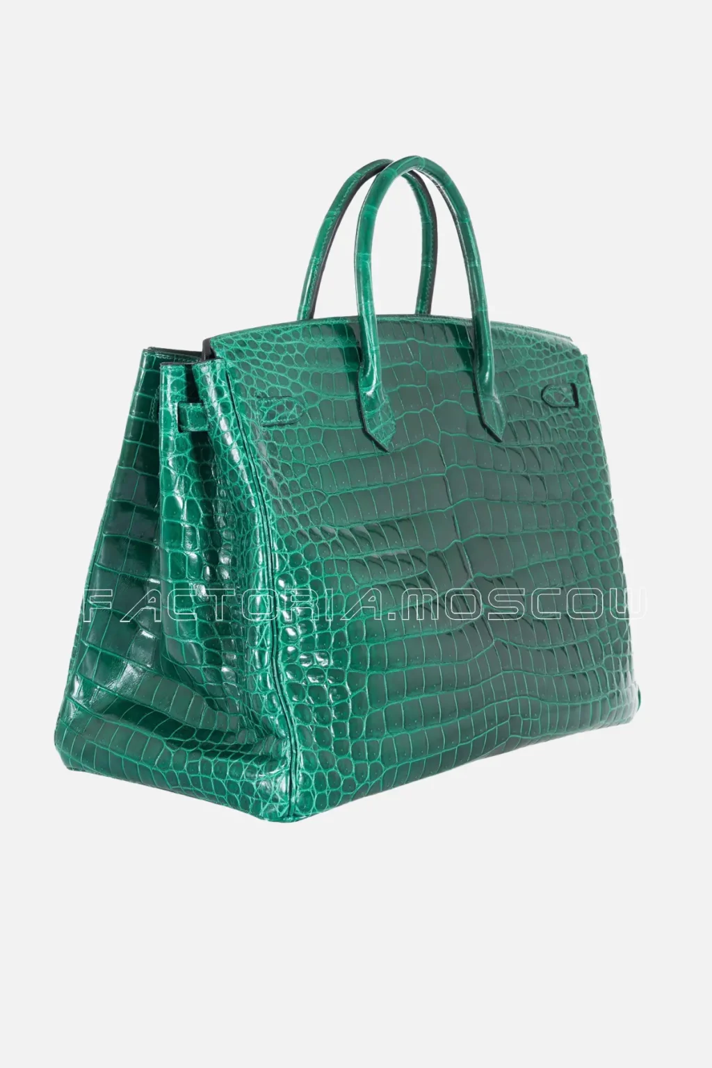 Hermes Birkin 40 Porosus Crocodile Matte Colour Vert Emerald PHW