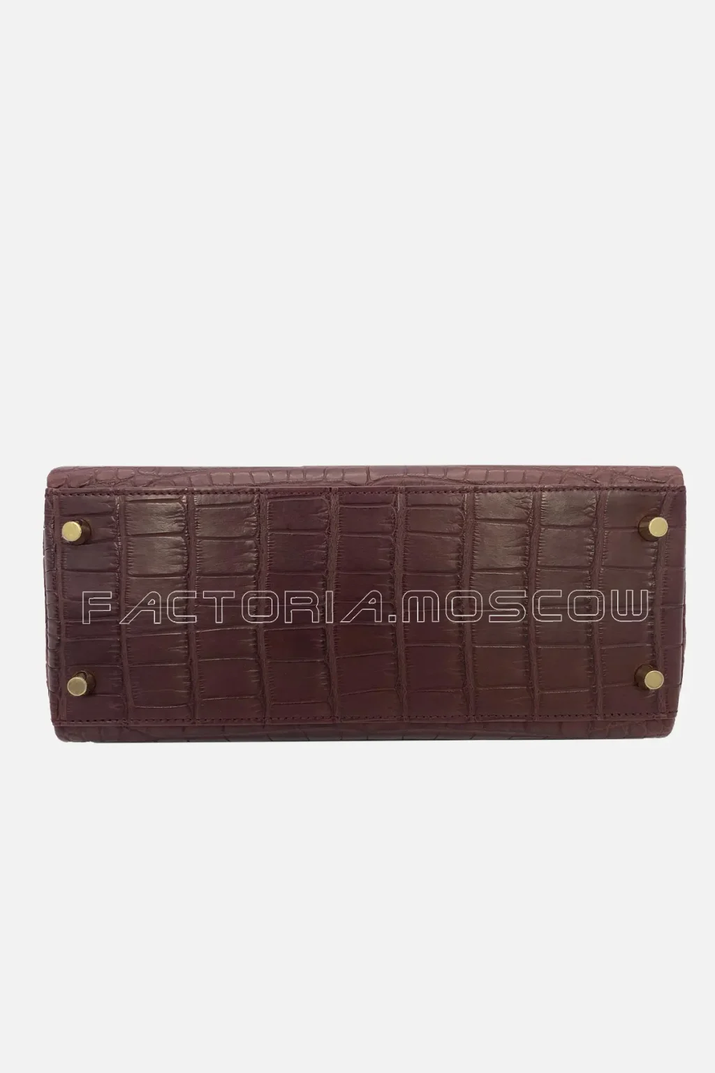 Hermès Kelly Retourne 28 Matte Alligator Colour Bordeaux GHW