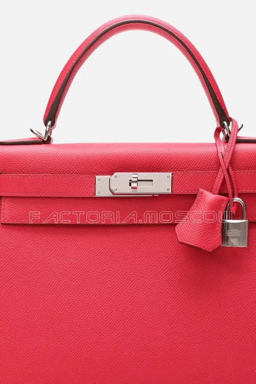 Hemes Kelly Sellier 28 Epsom Colour Rose Azalee PHW