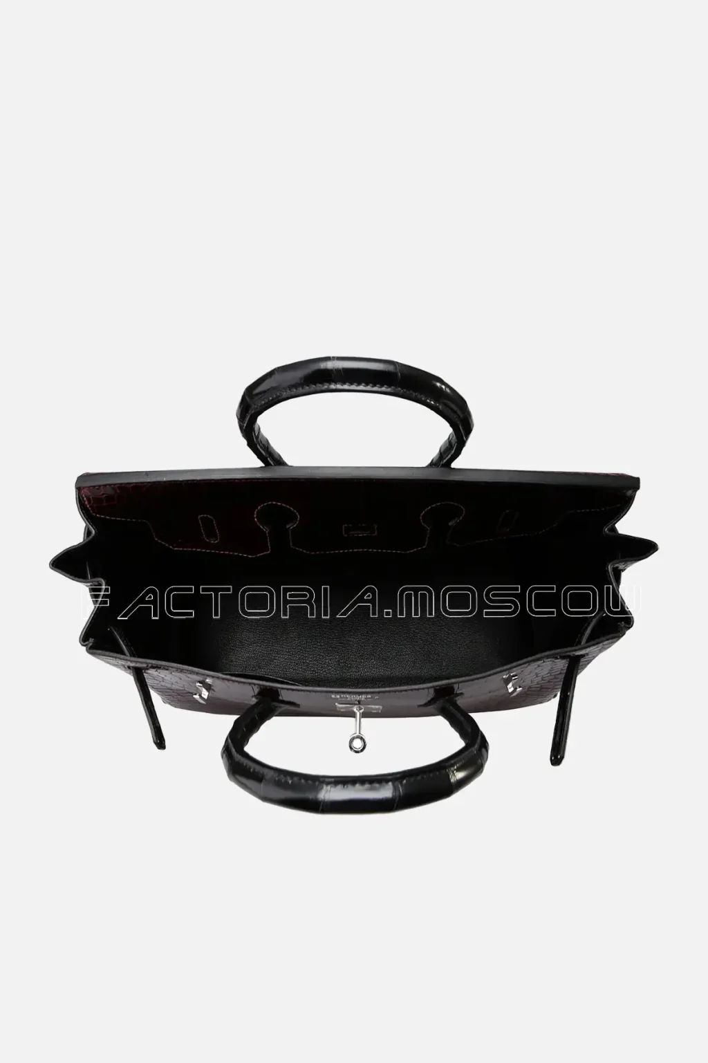Hermes HSS Birkin 35 Noir/Bordeaux Shiny Porosus PHW