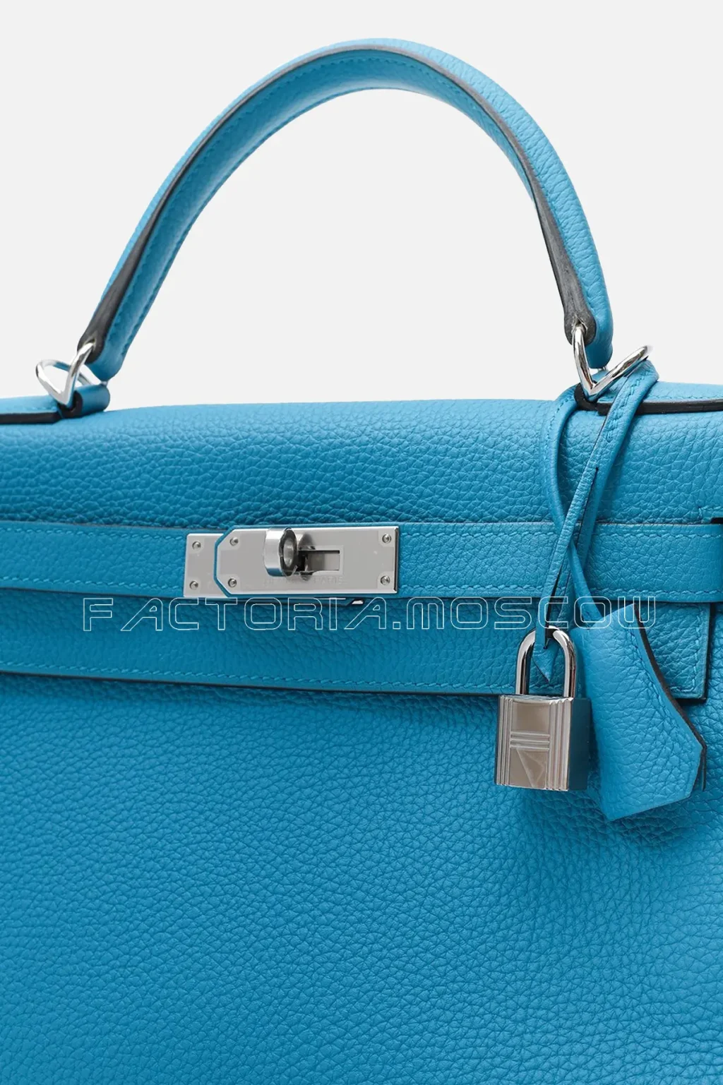 Hermes Kelly Retourne 28 Togo Colour Blue Du Nord PHW