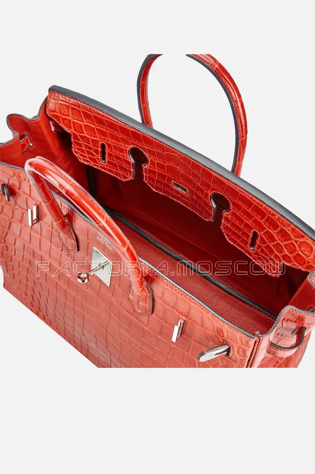 Hermès Birkin 35 Matte Niloticus Crocodile Colour Rouge H PHW
