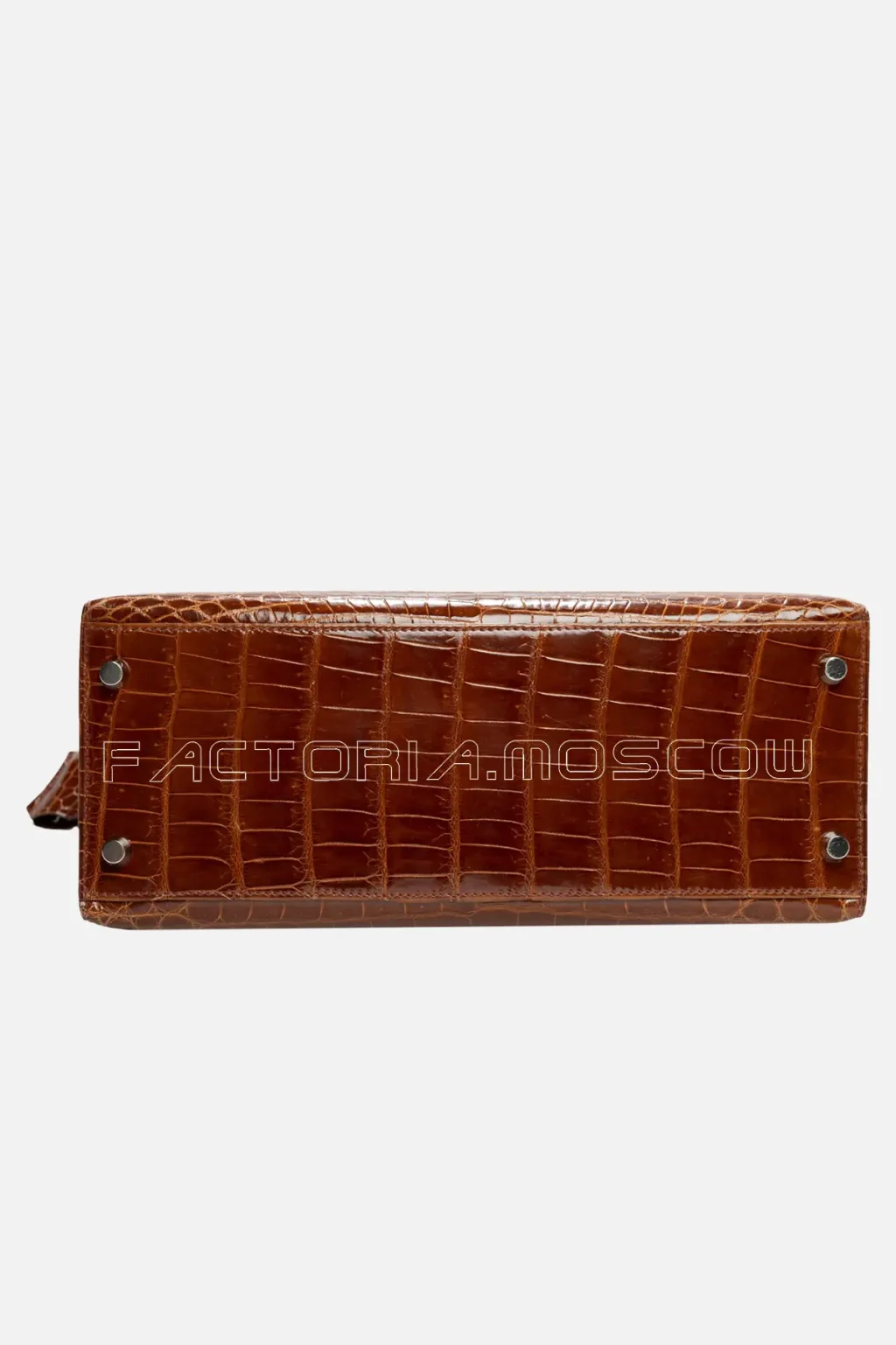 Hermes Kelly Sellier 28 Crocodile Niloticus Colour Havane PHW