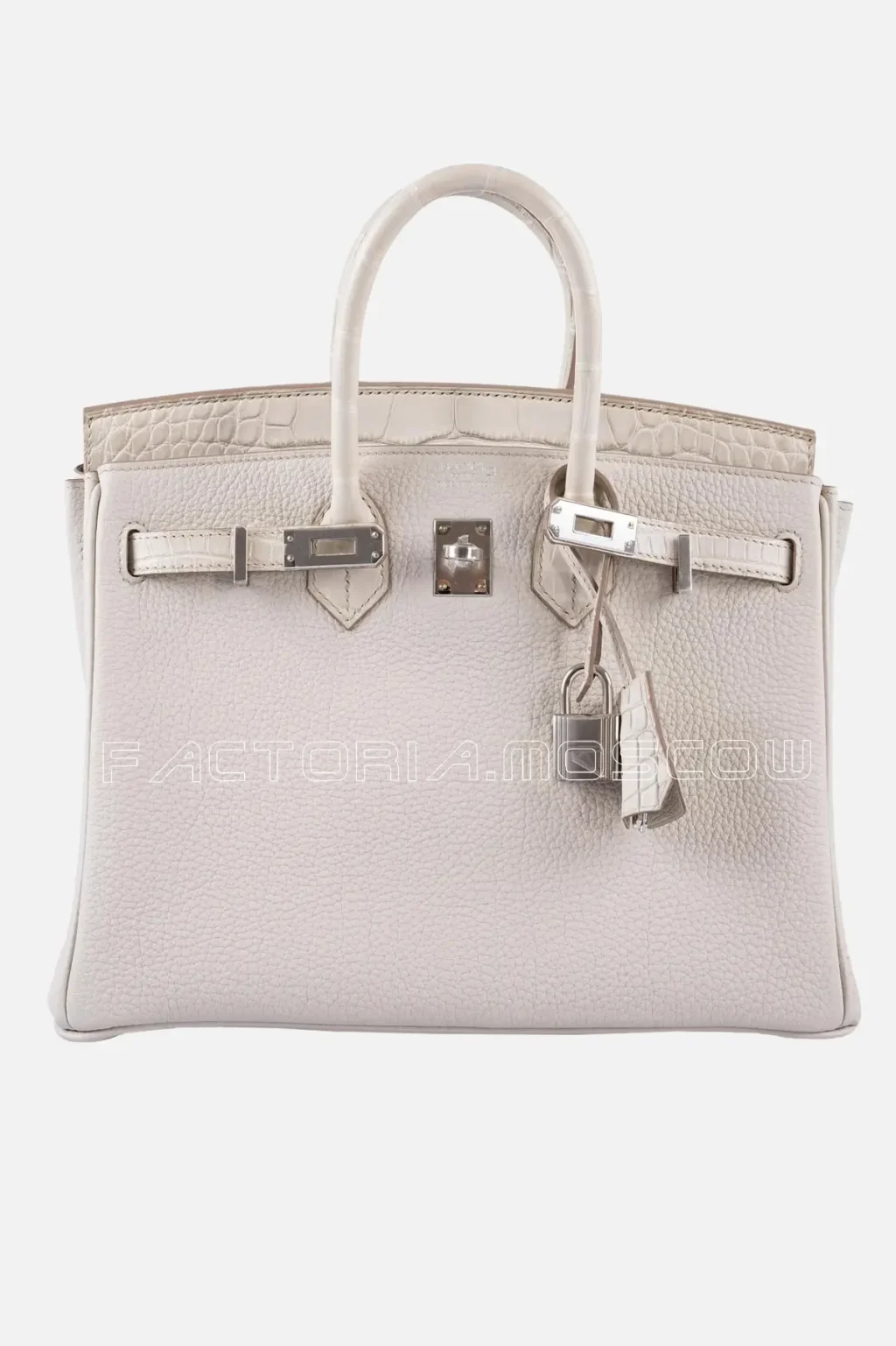 Hermes Birkin Touch 25 Beton Matte Alligator/Togo PHW