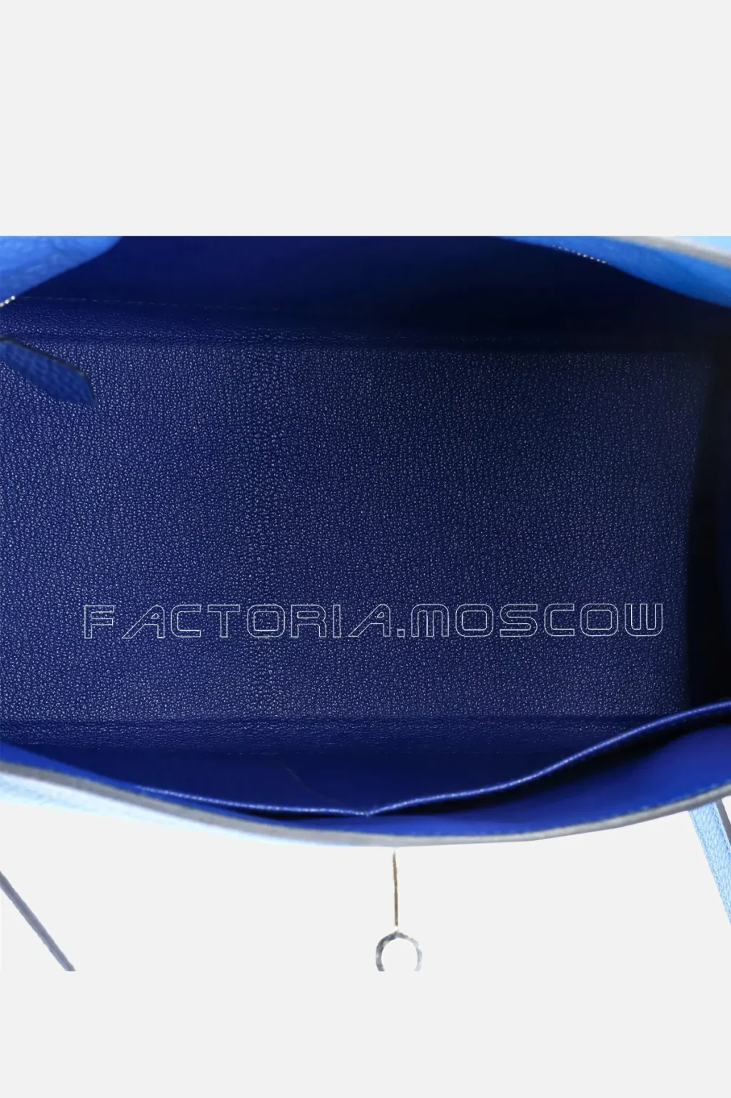 Hermes Kelly Retourne 28 Blue France Togo Leather PHW