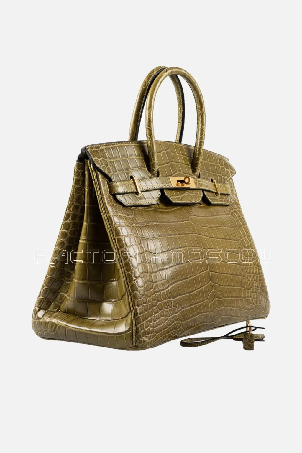 Hermes Birkin 35 Matte Porosus Crocodile Colour Vert Veronese GHW