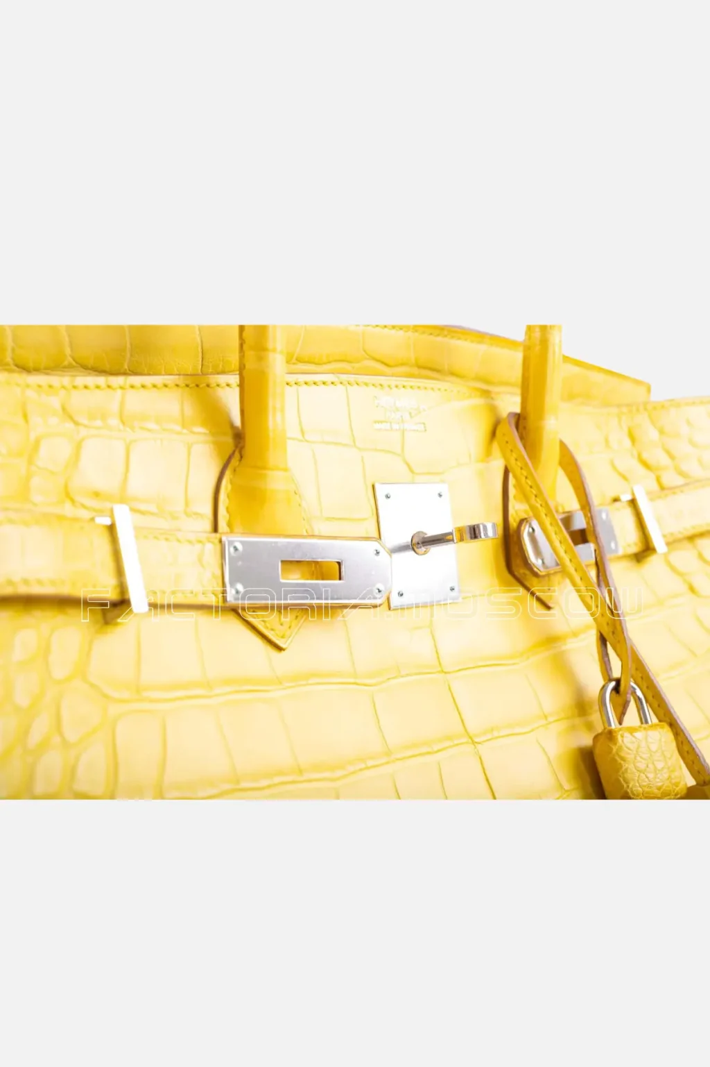 Hermes Birkin 35 Matte Allligator Colour Mimosa PHW