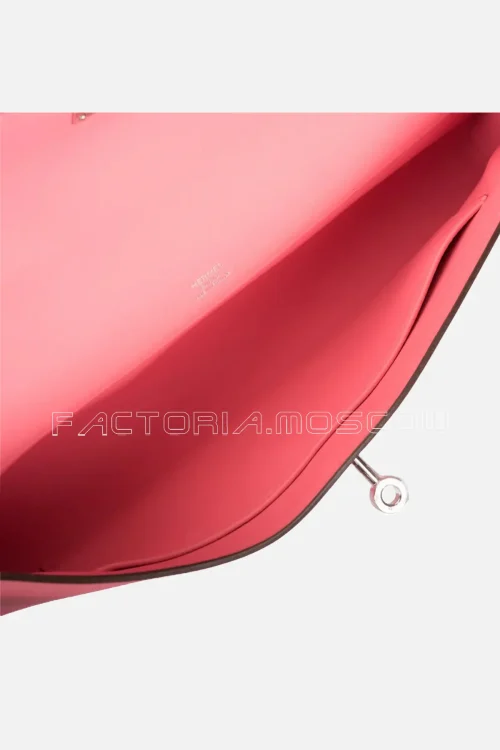 Hermès Kelly Cut Rose D'Ete Swift PHW