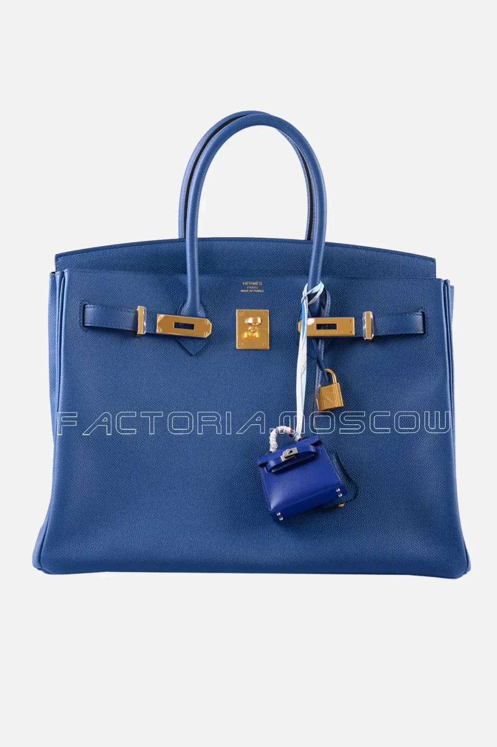 Hermes Birkin 35 Epsom Colour Blue Agate GHW