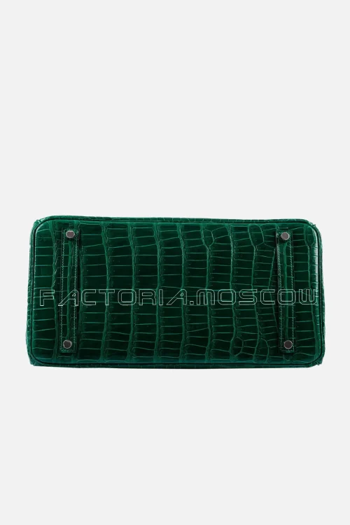 Hermes Birkin 35 Porosus Crocodile Colour Vert Emerald PHW