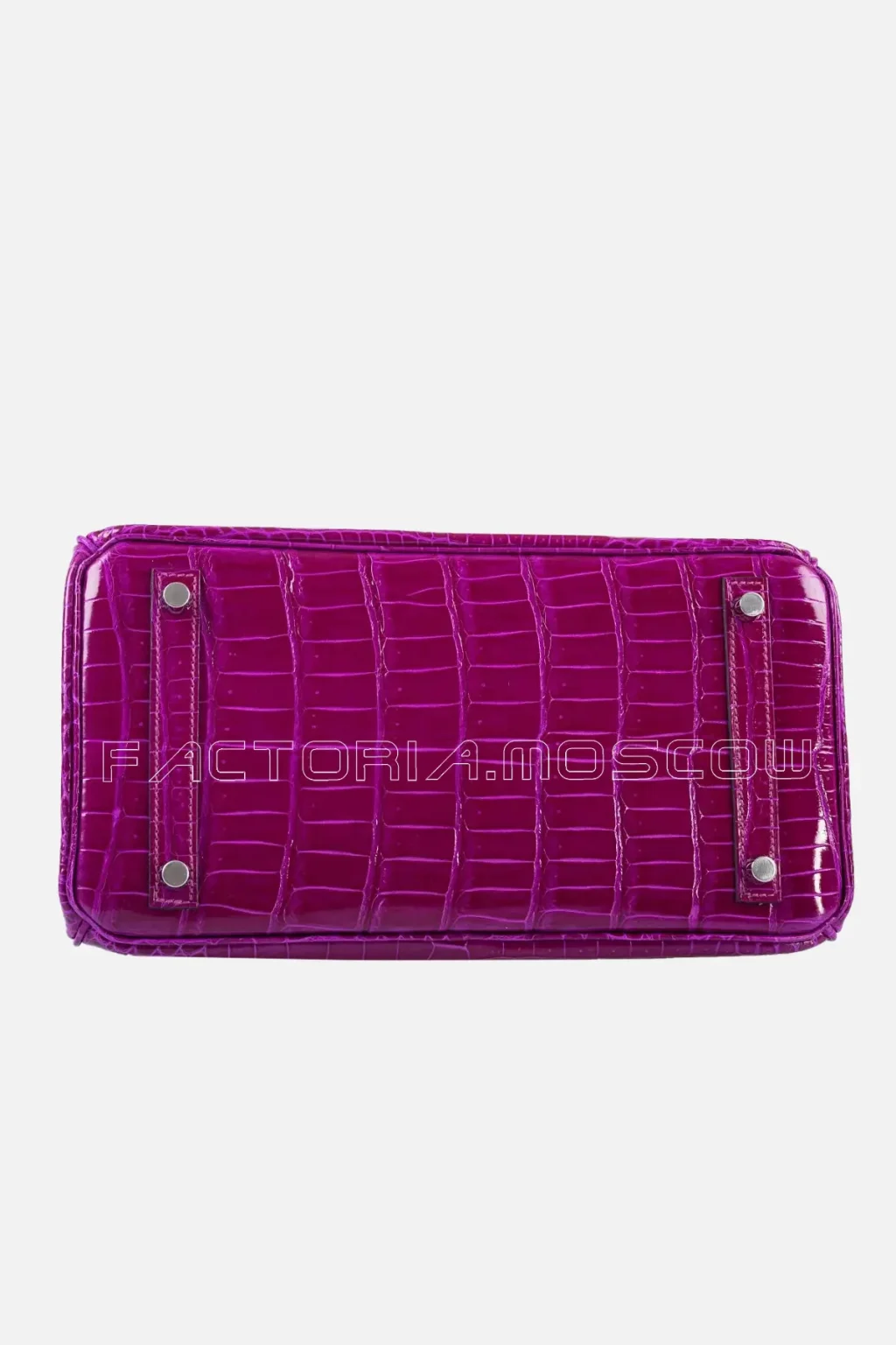 Hermes Birkin 30 Rose Pourpre Shiny Porosus Crocodile PHW