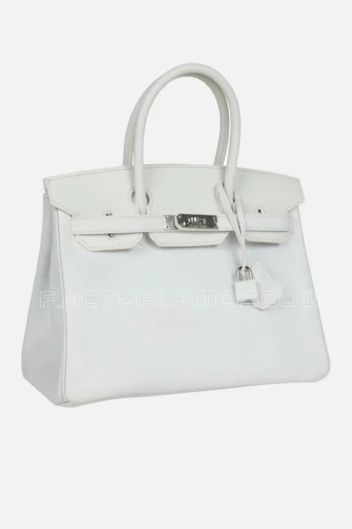 Hermès Birkin 30 White Epsom PHW