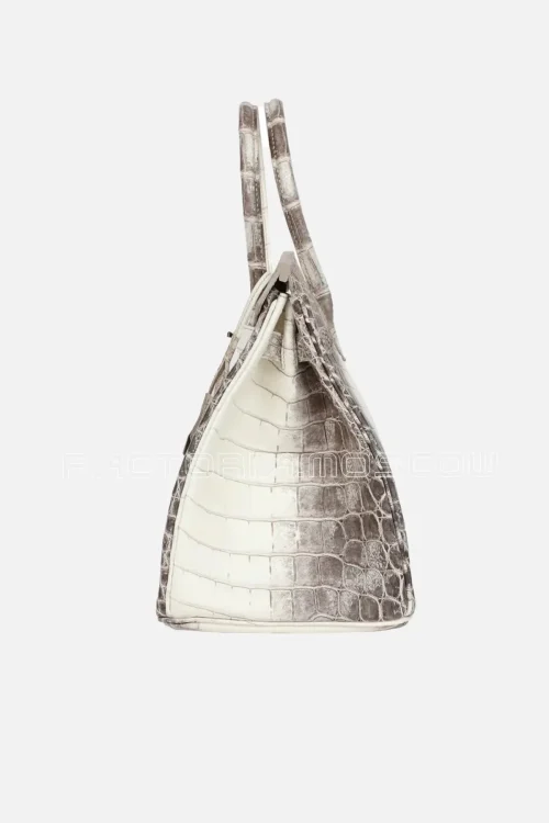 Hermès Birkin 30 Himalaya Niloticus Crocodile PHW