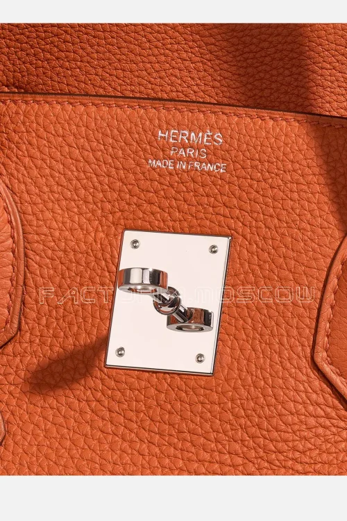 Hermès Birkin 35 Togo Colour Orange H PHW