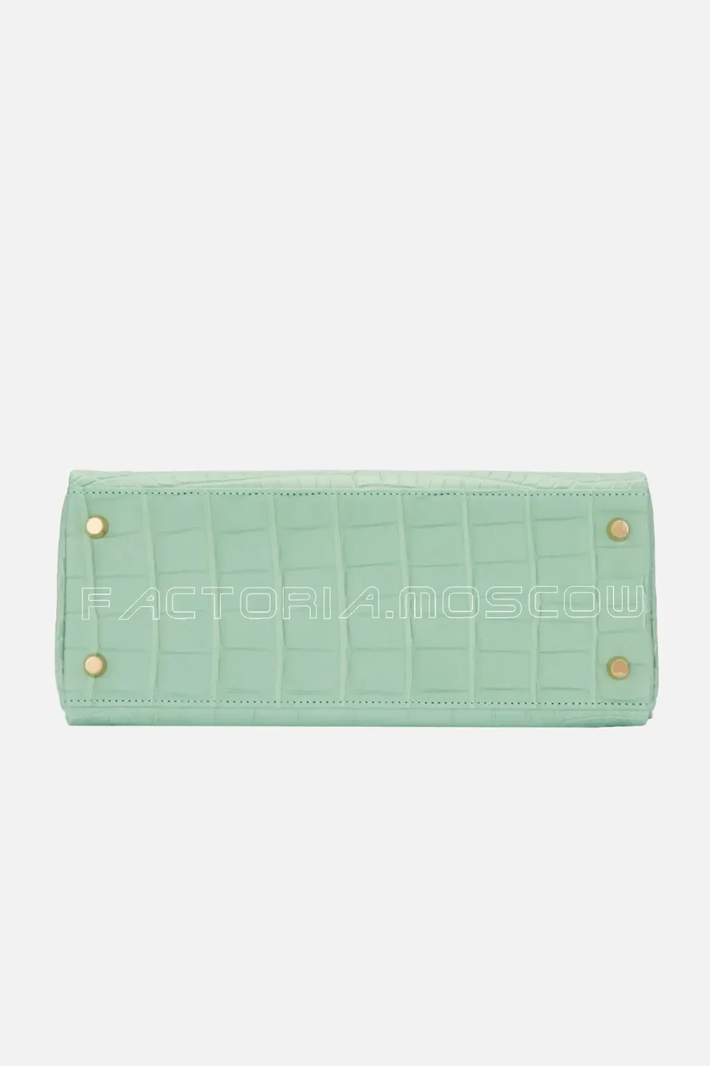Hermès Kelly Retourne 28 Matte Alligator Colour Vert D'Eau GHW