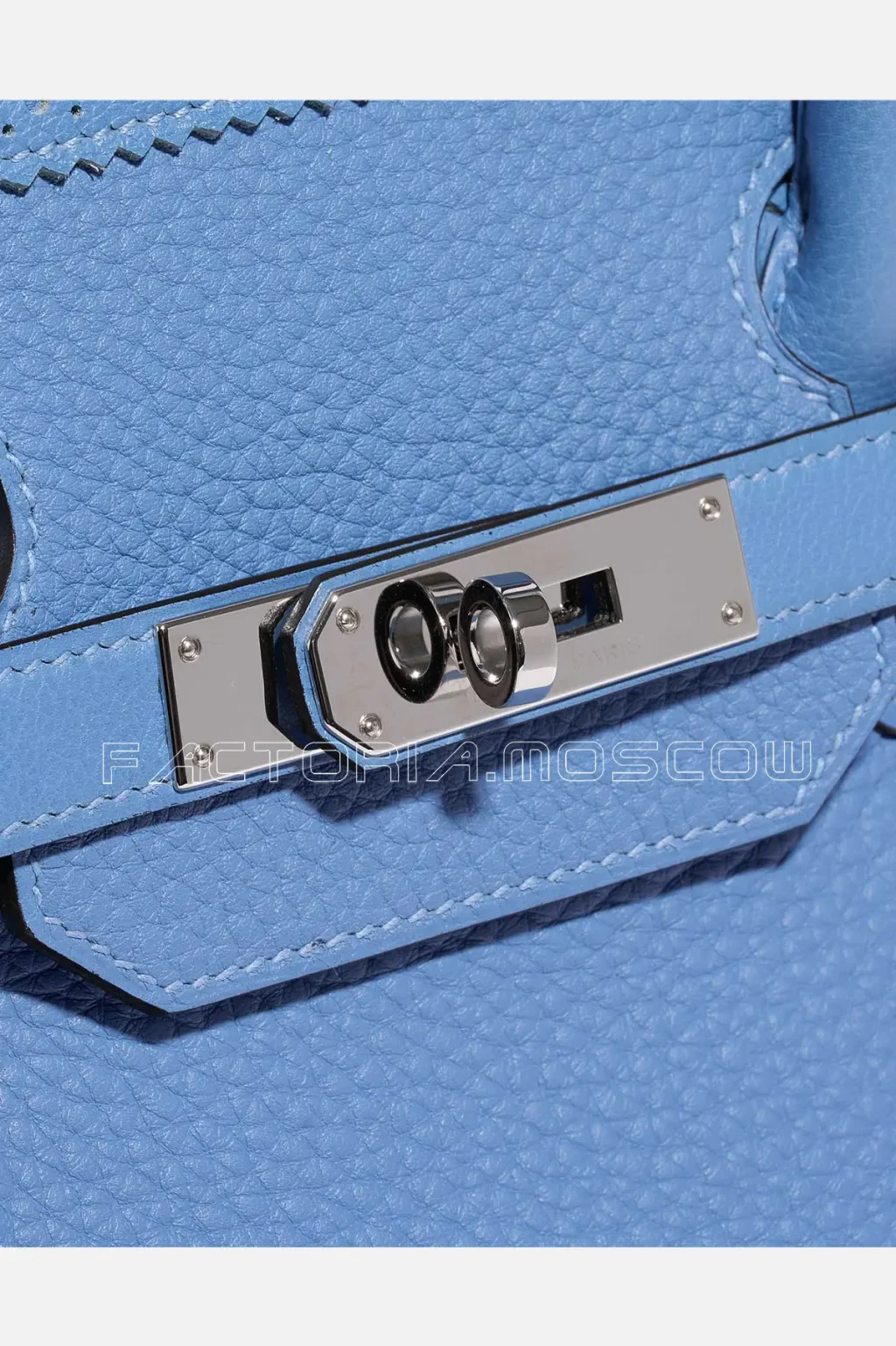 Hermès Birkin Ghillies 35 Clemence Colour Blue Paradise PHW