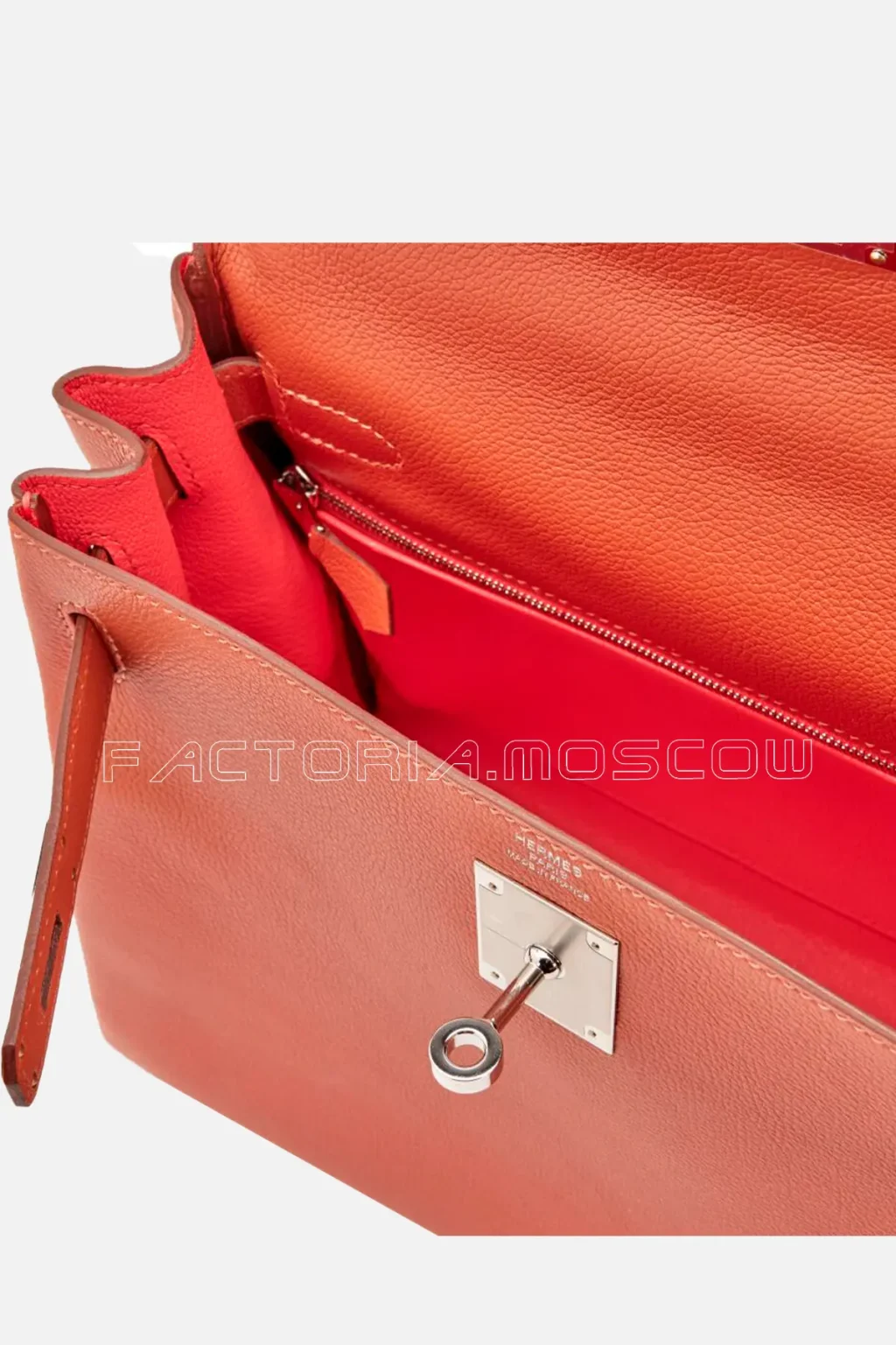 Hermès Kelly Retourne 28 Blush And Rose Jaipur Evercolor Verso PHW