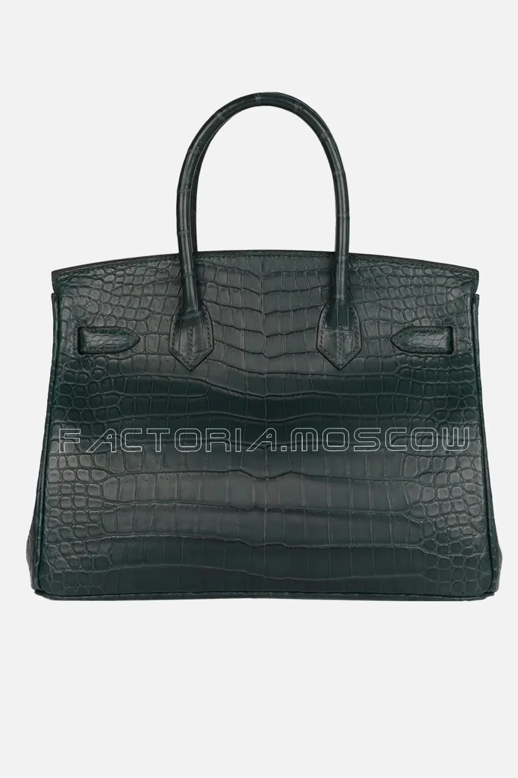 Hermès Birkin 30 Vert Fonce Matte Porosus Crocodile GHW