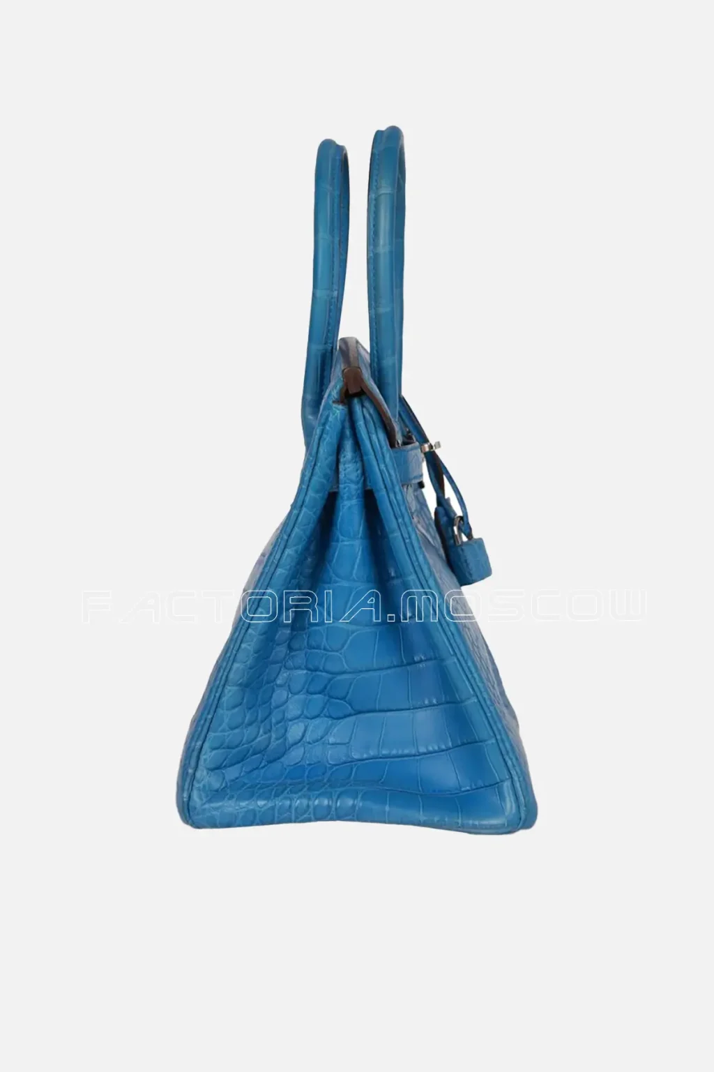 Hermès Birkin 30 Bleu Mykonos Matte Alligator PHW