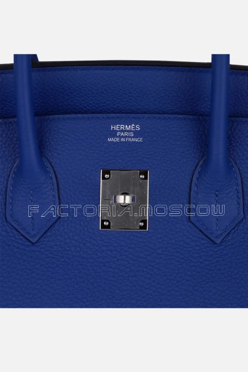 Hermes Birkin 35 Bag Blue De France Togo Leather PHW