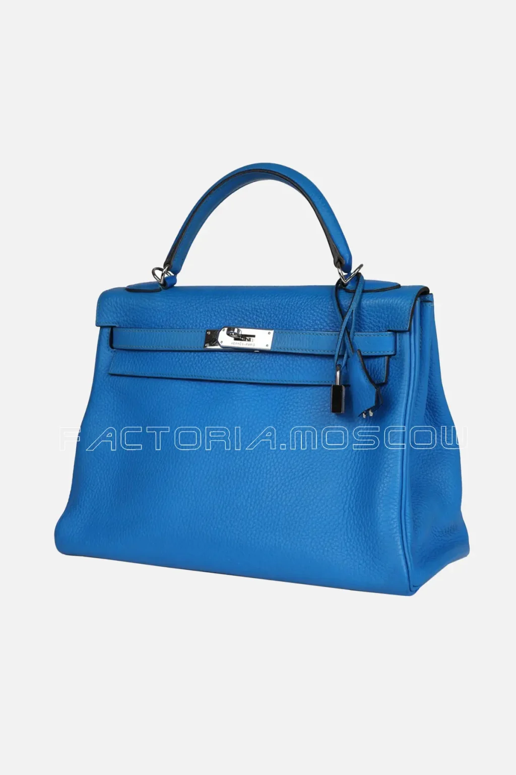 Hermès Kelly Retourne 32 Bleu Hydra Togo PHW