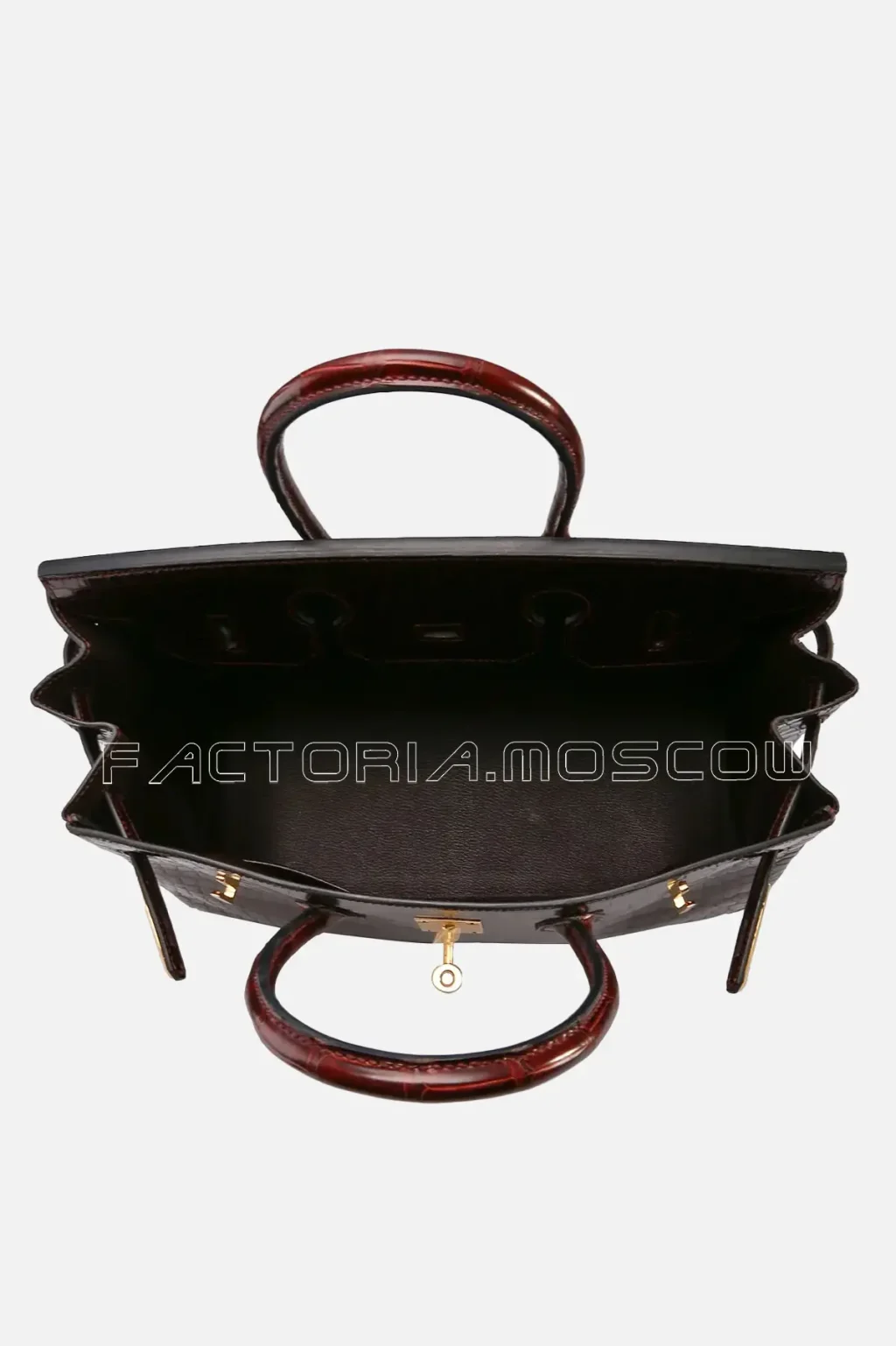 Hermes Birkin 35 Bordeaux Shiny Porosus GHW
