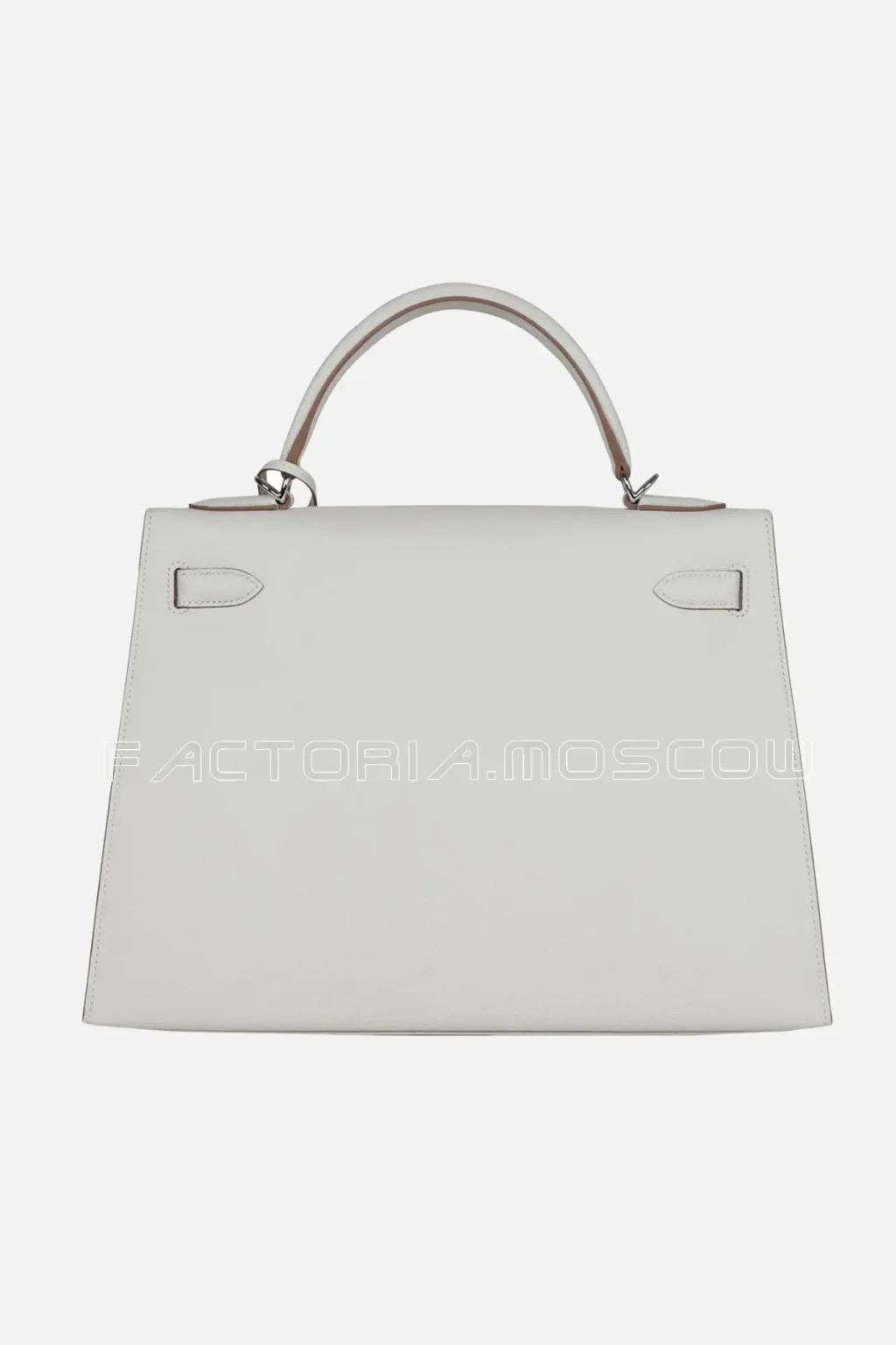 Hermès Kelly Sellier 32 Gris Pale Epsom PHW