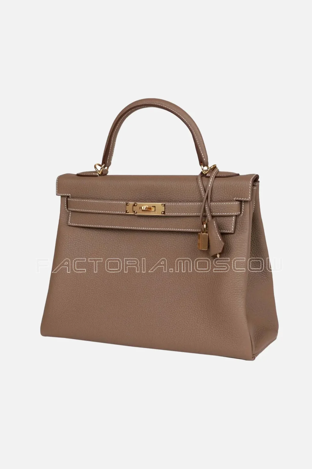 Hermès Kelly Retourne 32 Etoupe Togo GHW