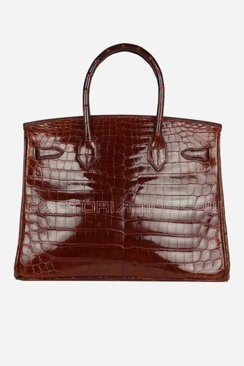 Hermès Birkin 30 Miel Shiny Niloticus Crocodile PHW