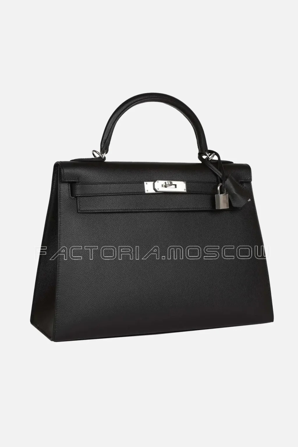 Hermès Kelly Sellier 32 Black Epsom PHW