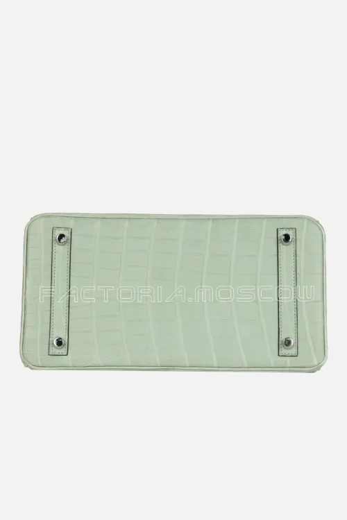Hermès Birkin 30 Vert D'Eau Matte Alligator PHW