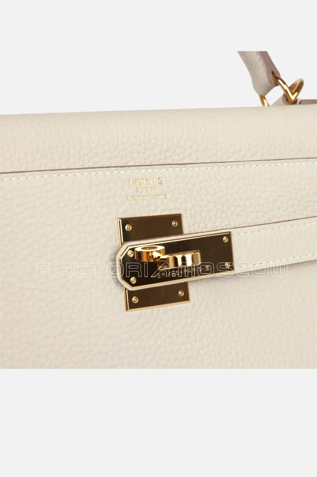 Hermès Kelly Retourne 32 Craie Togo GHW