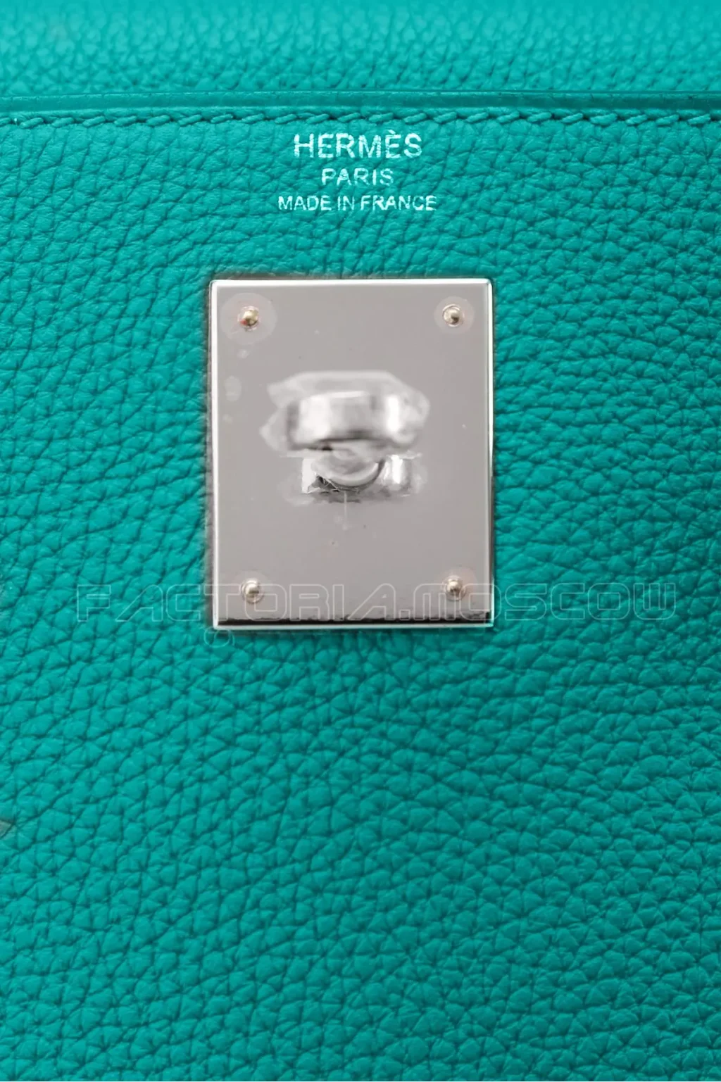 Hermes Kelly Retourne 25 Togo Blue Paon PHW