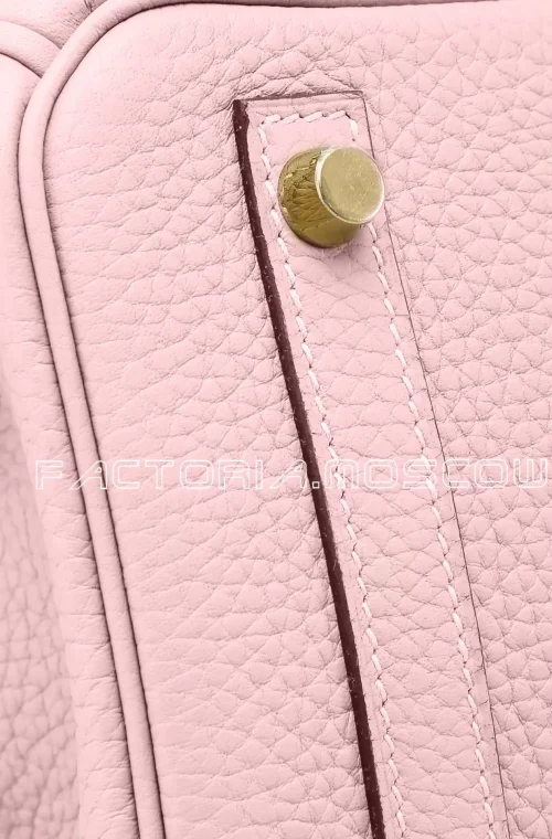 Hermes Birkin 30 Clemence Colour Rose Sakura GHW