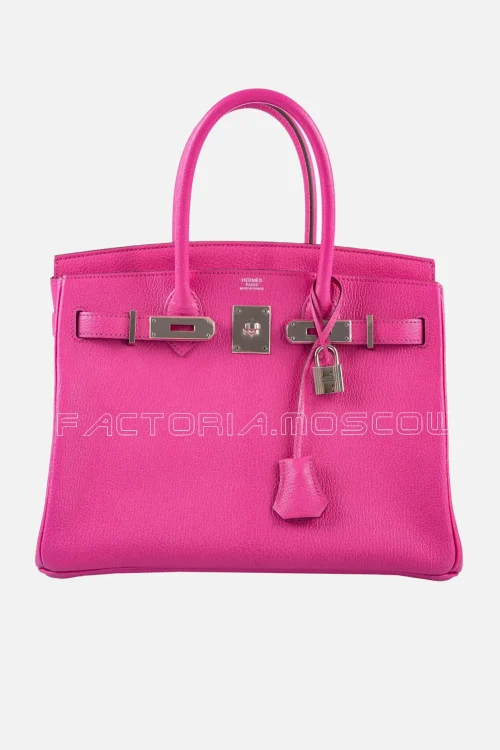 Hermes Birkin 30 Candy Collection Rose Tyrien Chevre PHW