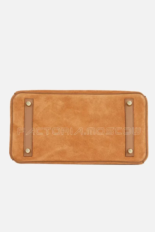 Hermès Birkin 30 Chamois and Alezan Grizzly and Swift GHW