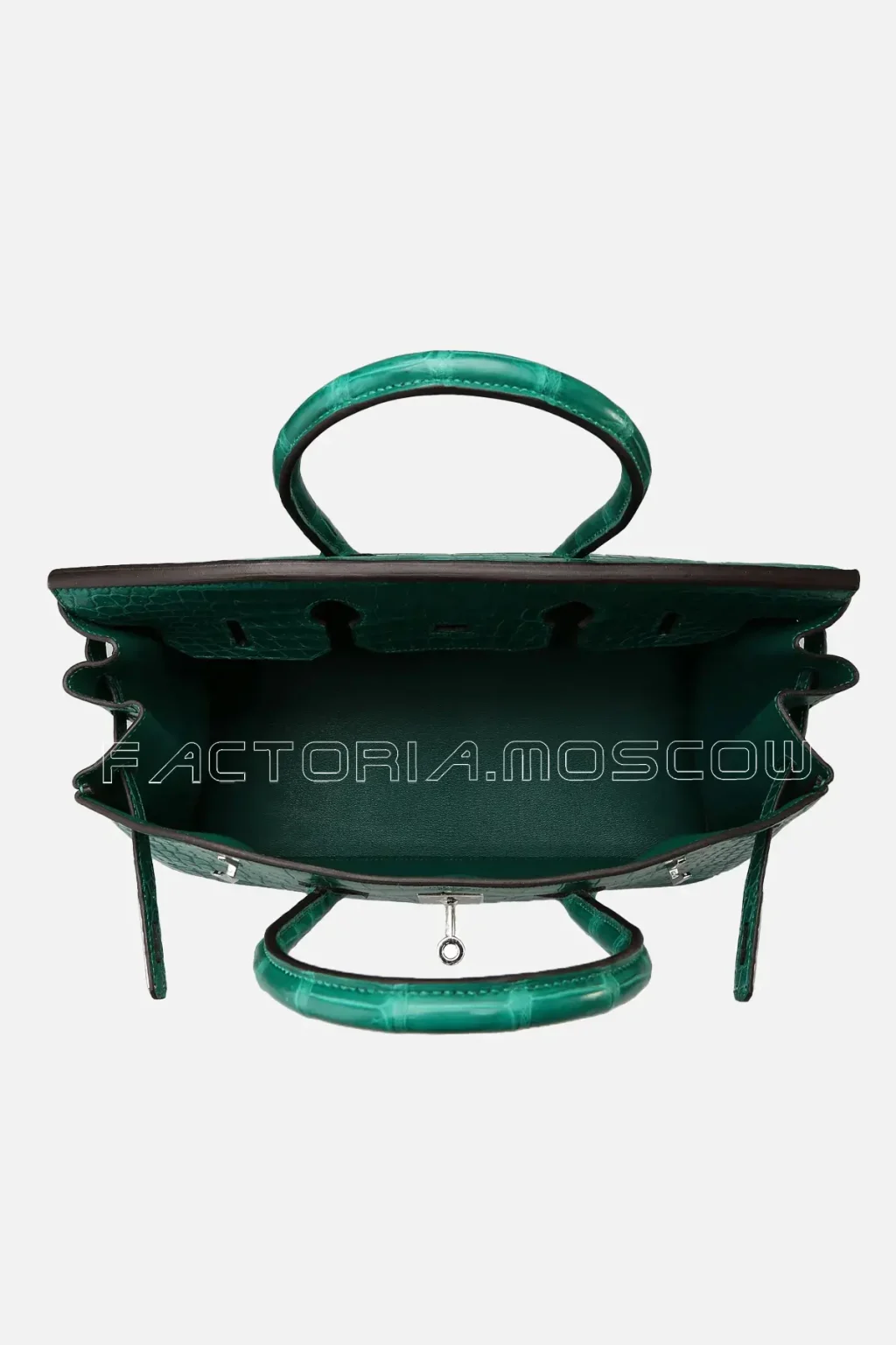 Hermes Birkin 35 Matte Malachite Porosus PHW