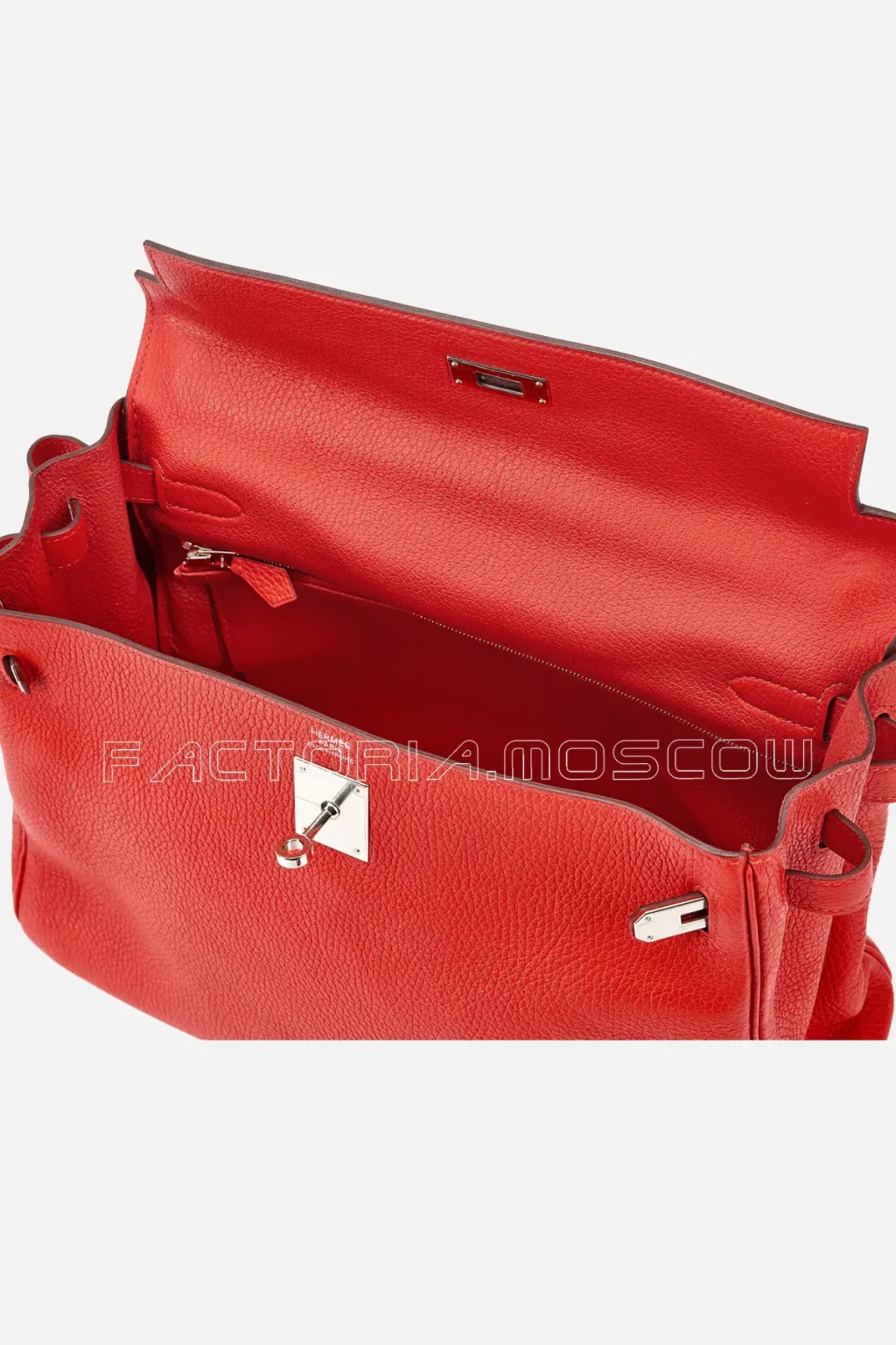 Hermès Kelly Retourne 32 Togo Colour Rouge Casaque PHW