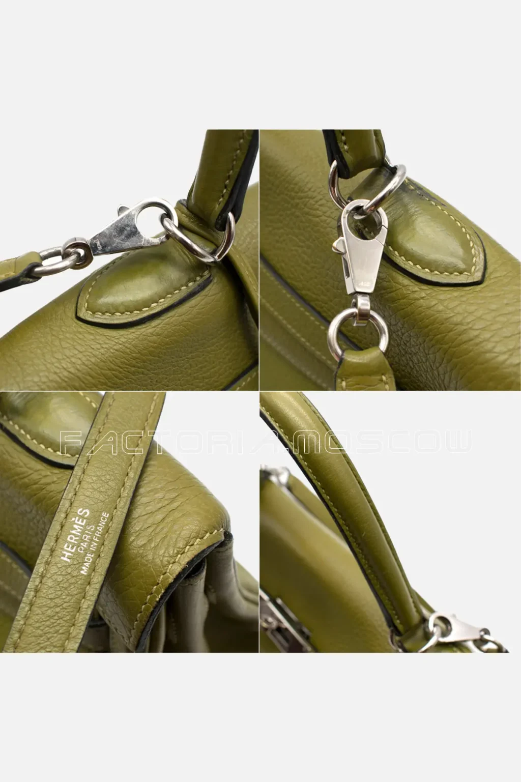 Hermes Kelly Retourne 32 Togo Colour Vert Anis PHW